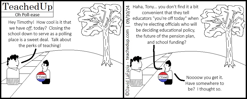 this webcomic strip explains why voting is important for educators